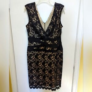 Connected Bodycon Black Lace dress